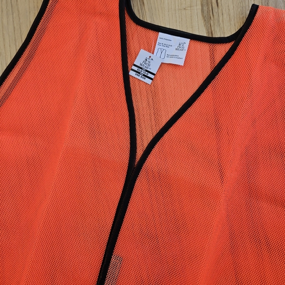 Blaze Orange Mesh Vest - Picture 2 of 3